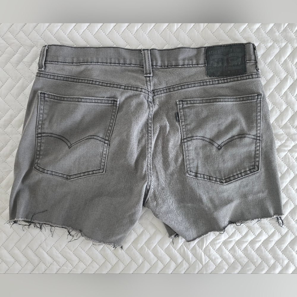 511 Levi Gray Denim Women Shorts